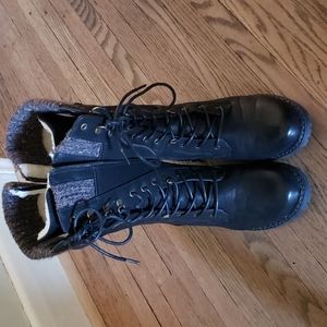 Denver Hayes Leather Winter Boots "New"